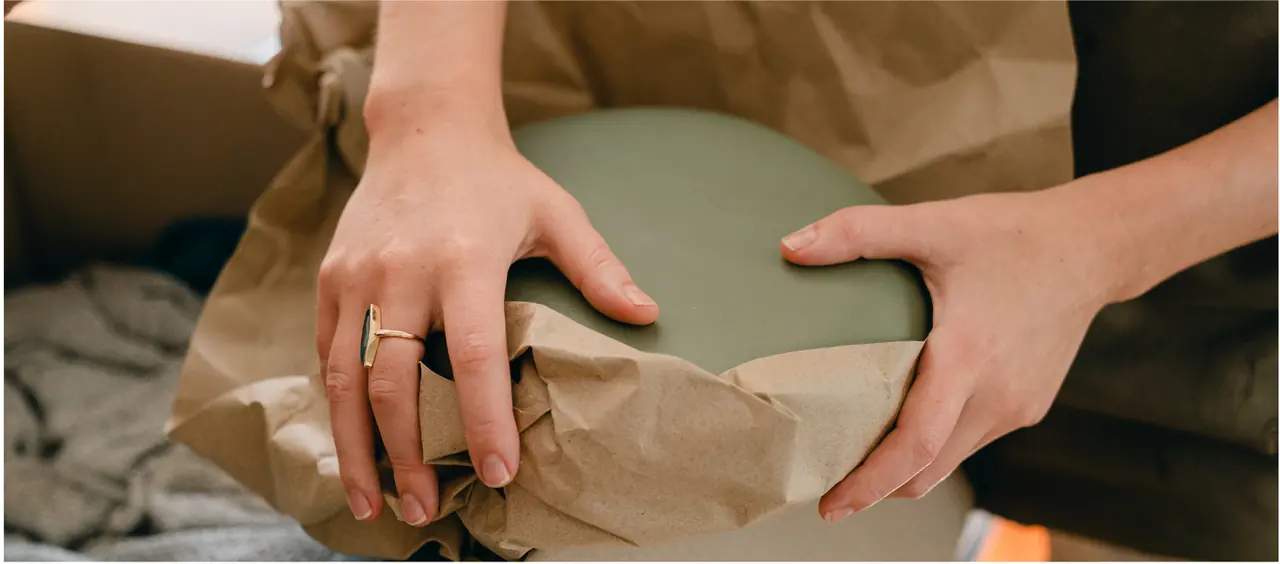 Emballage d’objets fragiles pour un déménagement