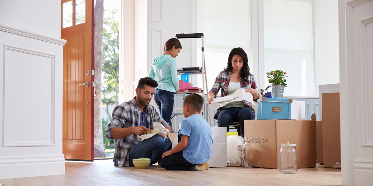 Déménager avec des enfants